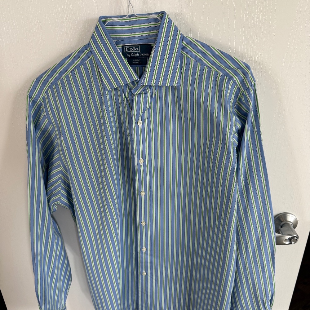 Polo Ralph Lauren "Regent" Classic Fit: 16.5 x 34/35